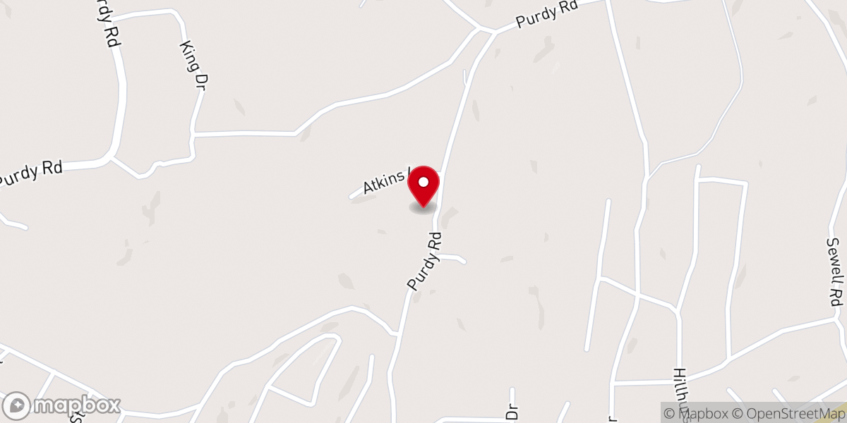 Map showing location of Mount Zion MB Church