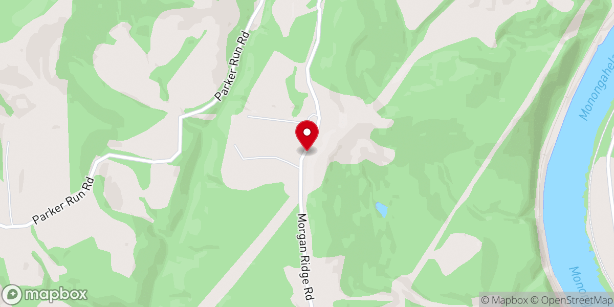 Map showing location of Morgan Chapel