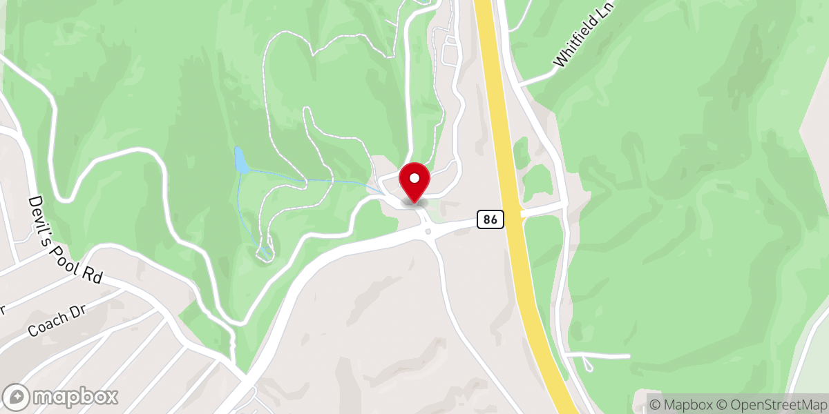 Map showing location of Big Cedar Lodge