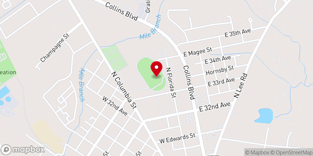 Map showing location of St. Tammany Parish Fairgrounds