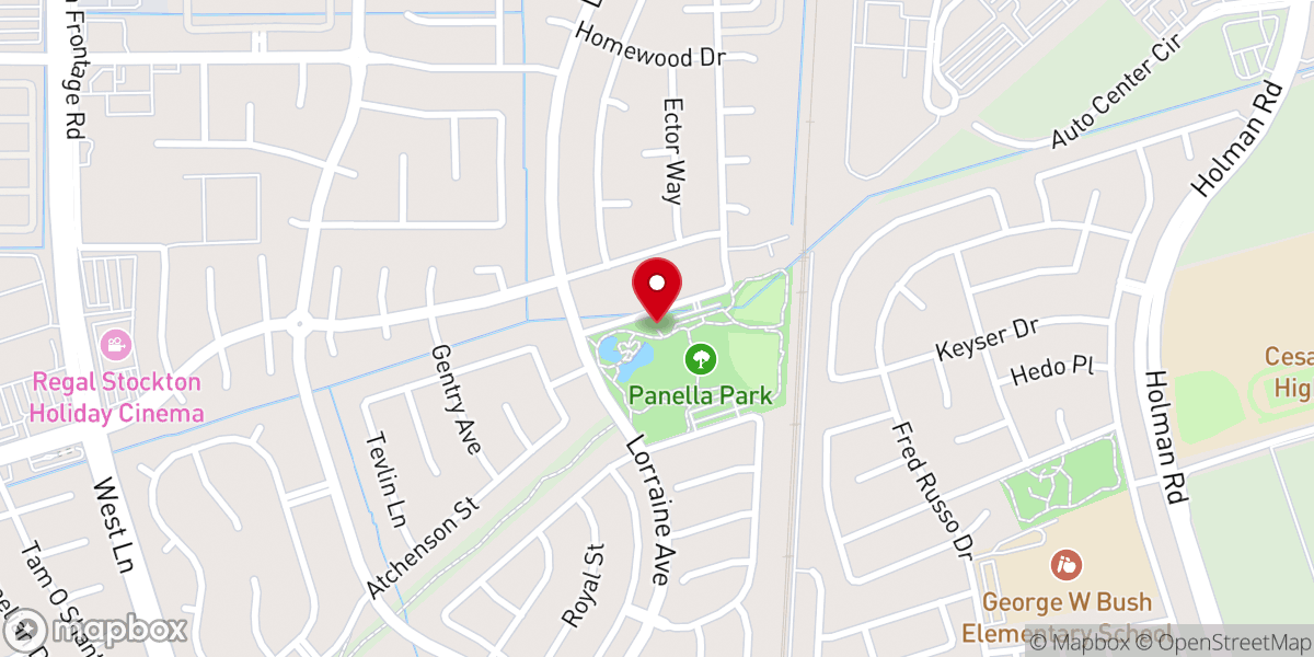 Map showing location of Thrive Church