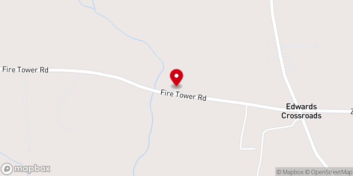 Map showing location of Allen Chapel AME Church