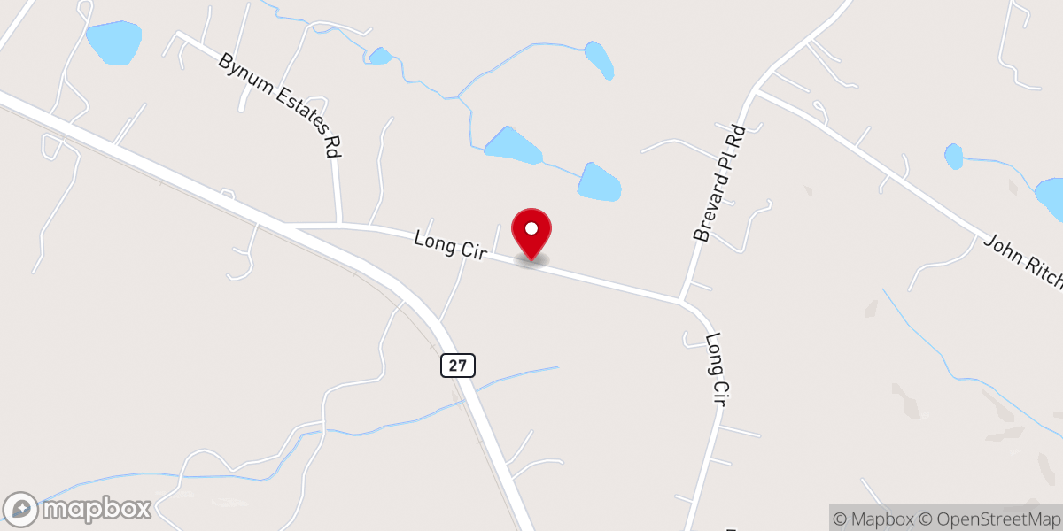 Map showing location of Trinity Full Gospel Church