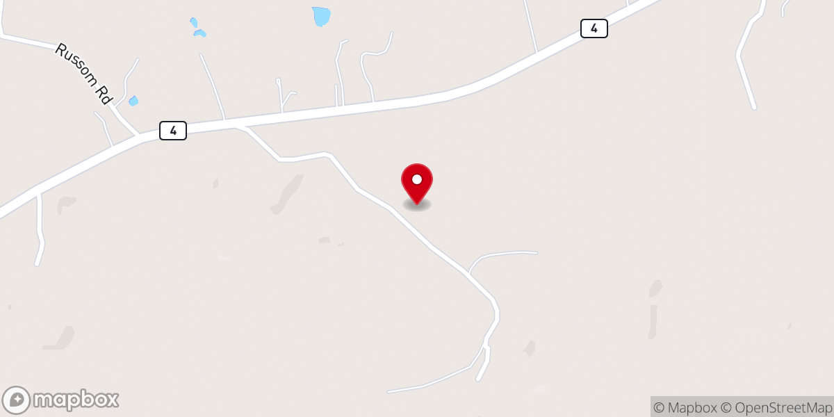 Map showing location of Powell's Chapel MB Church