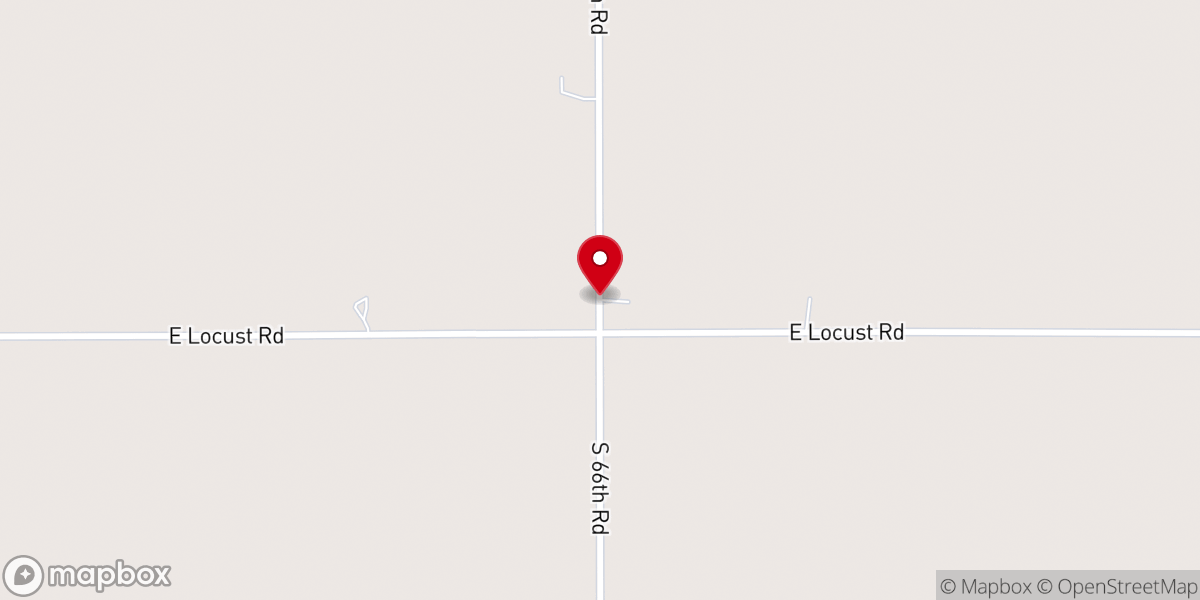 Map showing location of Holmesville Church-Brethren