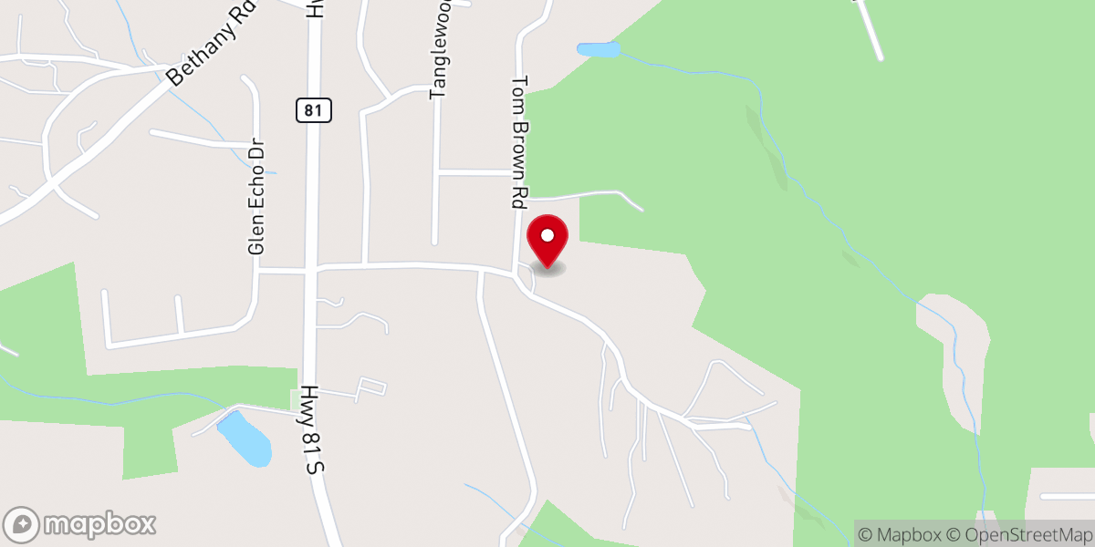 Map showing location of Word of Life Tabernacle