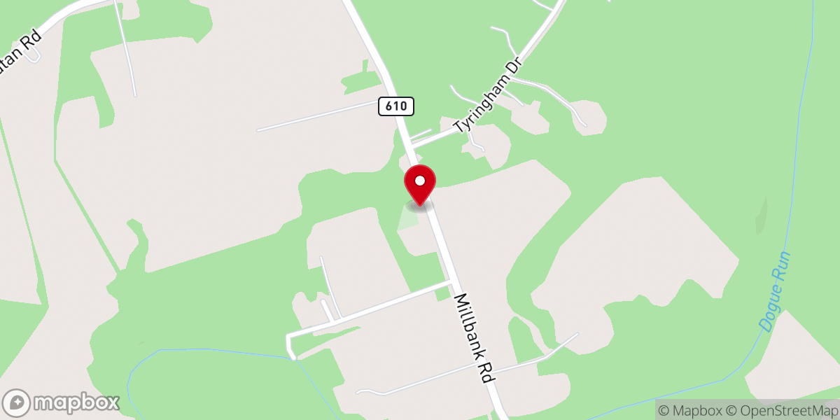 Map showing location of Montague Baptist Church