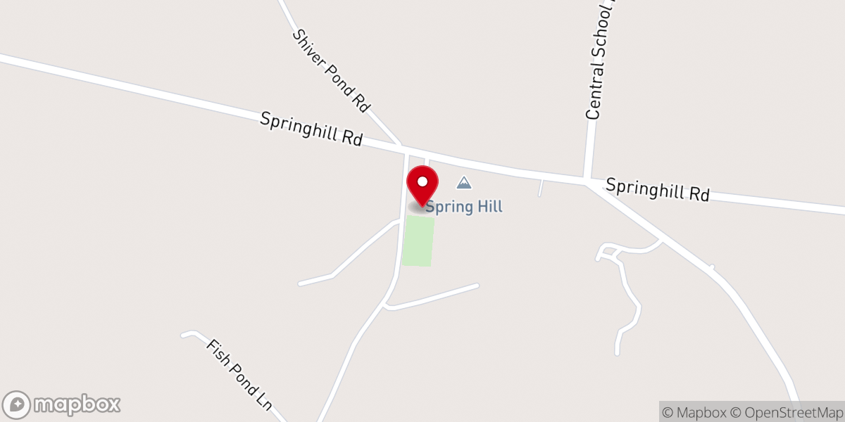 Map showing location of St. John Methodist Church