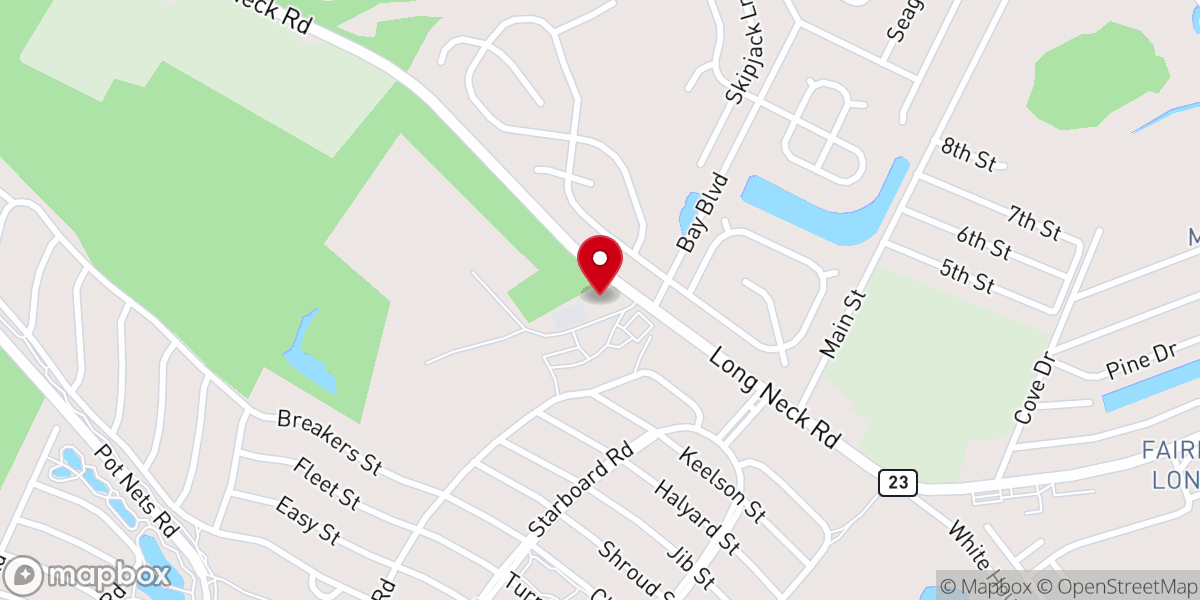 Map showing location of East Gate Presbyterian Church