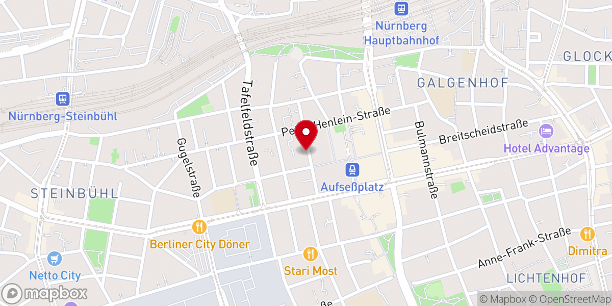 Map showing location of Ecclesia Church e.V. - Office Nürnberg