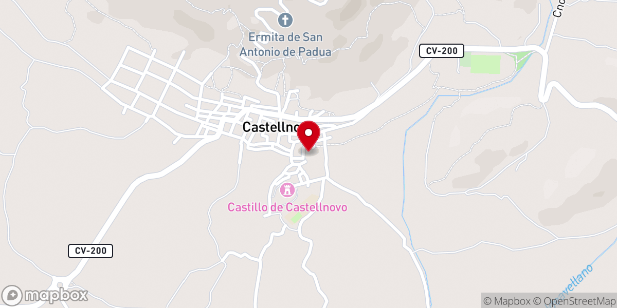 Map showing location of Iglesia de los Santos Reyes