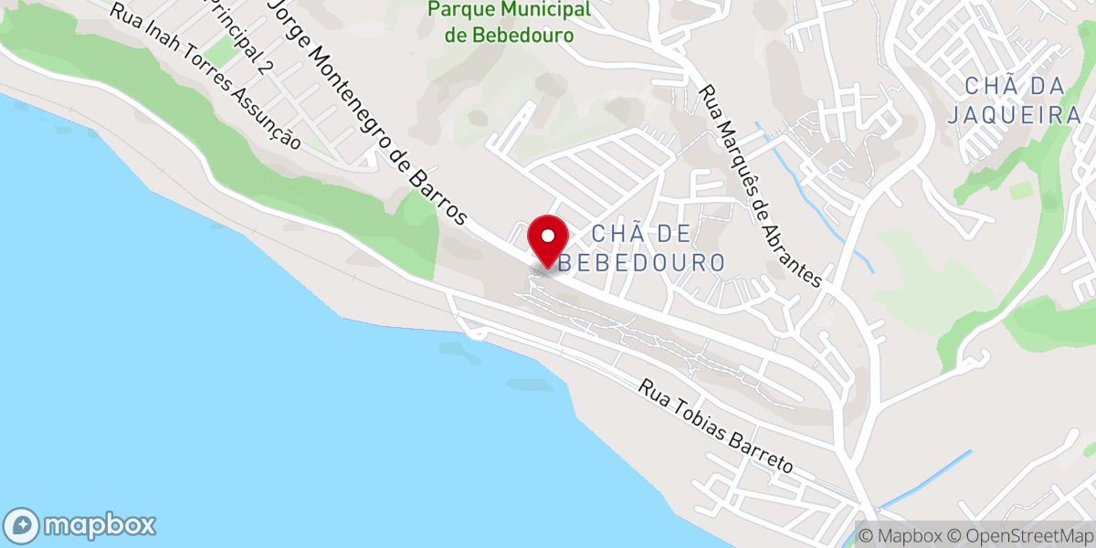 Map showing location of Igreja Divina Pentecostal