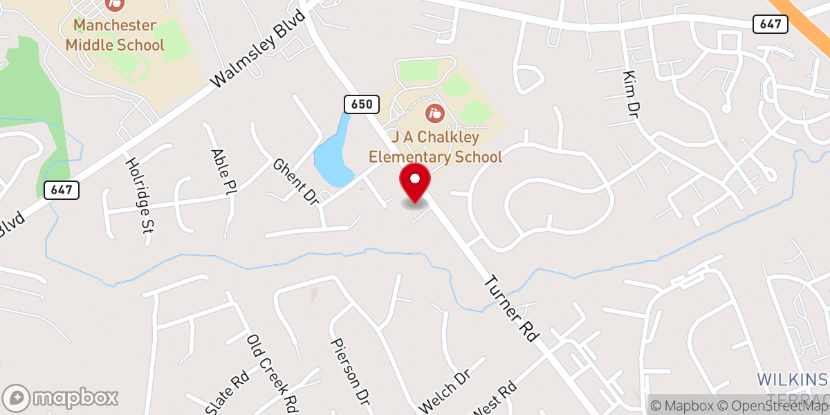 Map showing location of Church of God of Prophecy