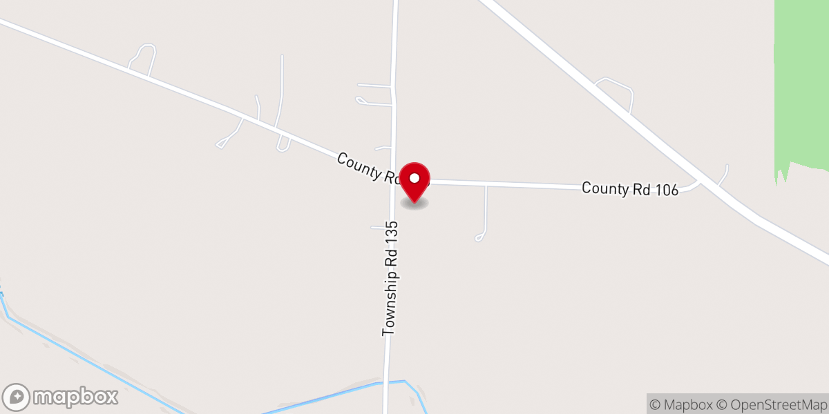 Map showing location of Riverside Mennonite Church