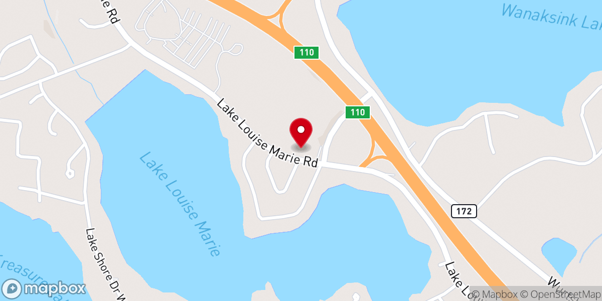 Map showing location of C.E.S Worship Center