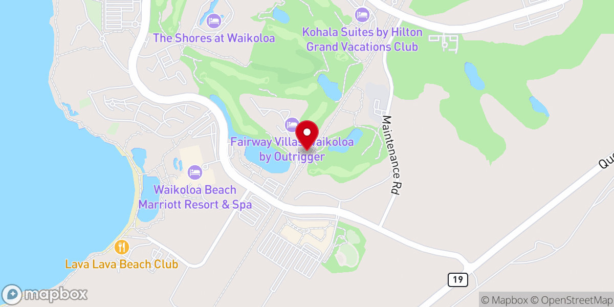 Map showing location of Waikōloa Petroglyph Reserve