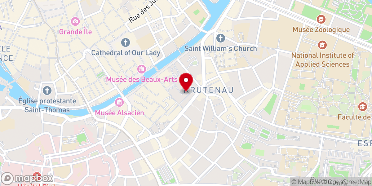Map showing location of Porte des Remparts