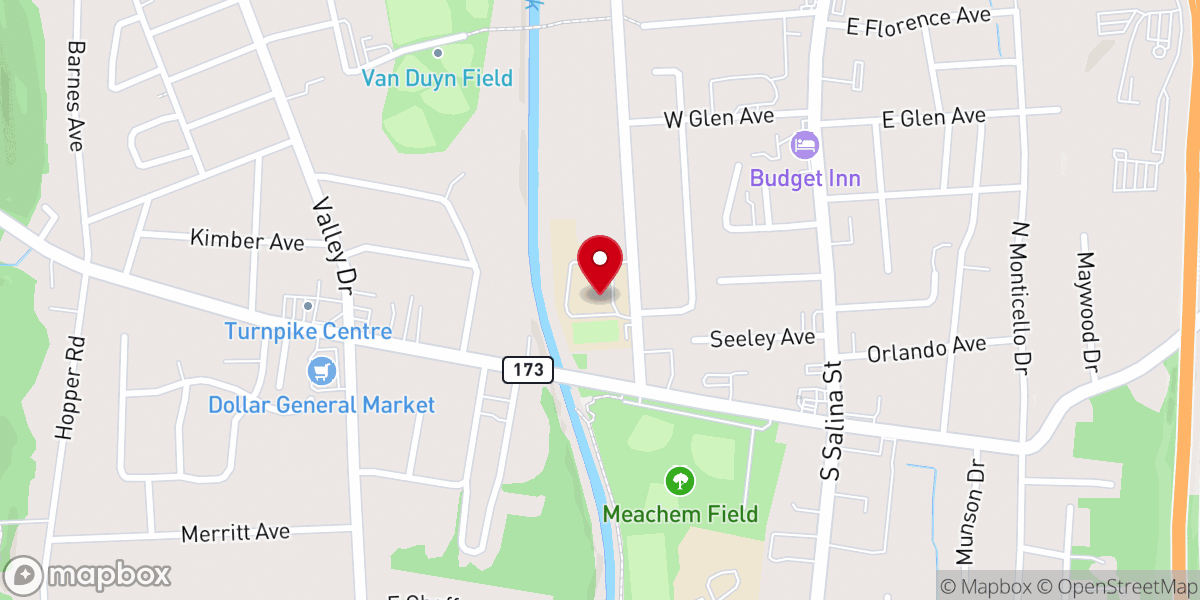 Map showing location of Missio Church | Valley Syracuse (Sundays Only)
