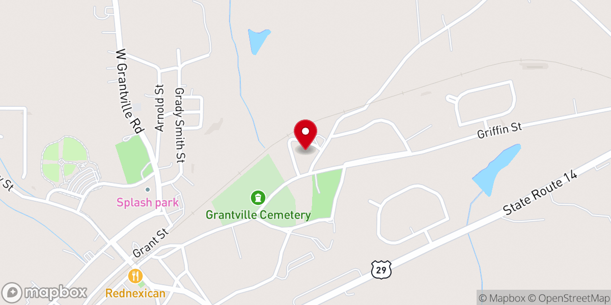 Map showing location of Guiding Light Holiness Church