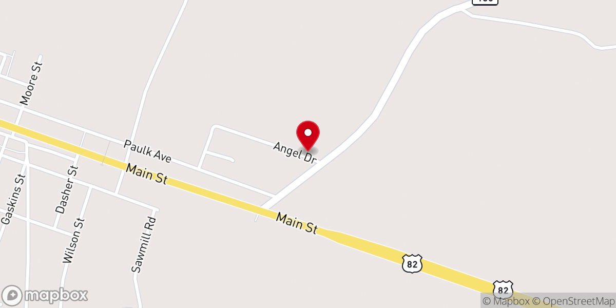 Map showing location of Alfa-Y-Omega Church