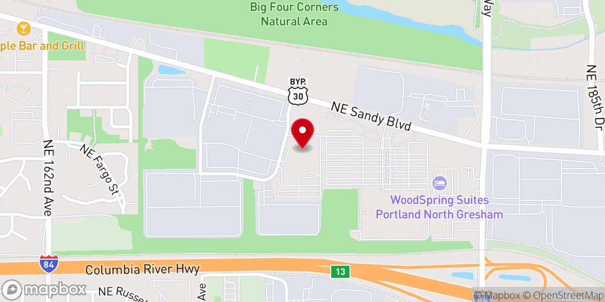 Map showing location of New Life Missionary Church