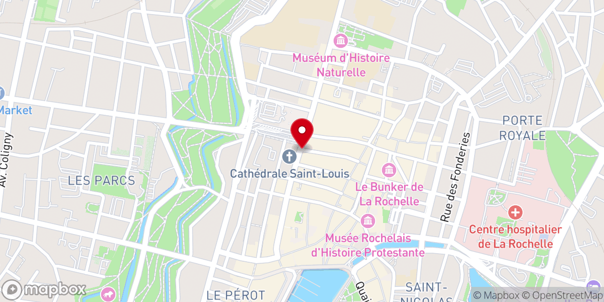 Map showing location of chapelle sainte-marguerite