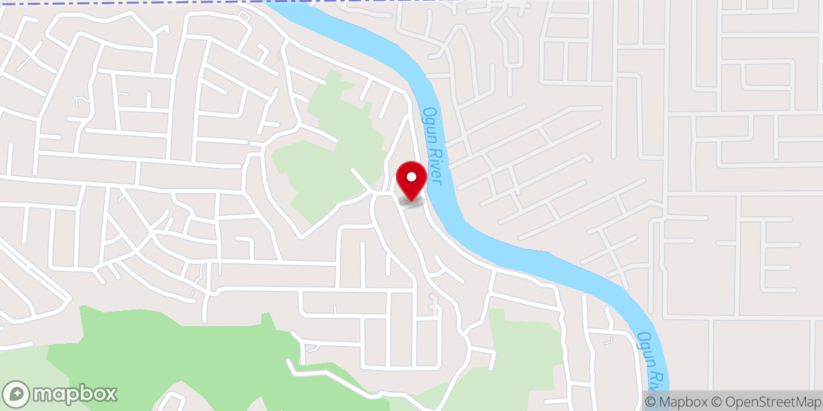 Map showing location of Celestial Church St
