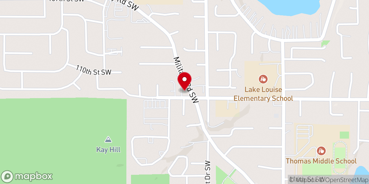 Map showing location of Seattle Lighthouse Outreach Center AOG Church