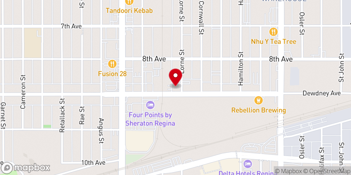Map showing location of Cathedral Art School & Studio