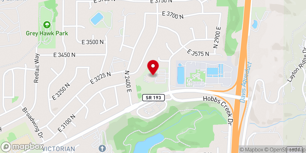 Map showing location of Mountain View Baptist Church