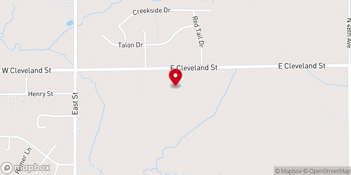 Map showing location of Grace Lutheran Church