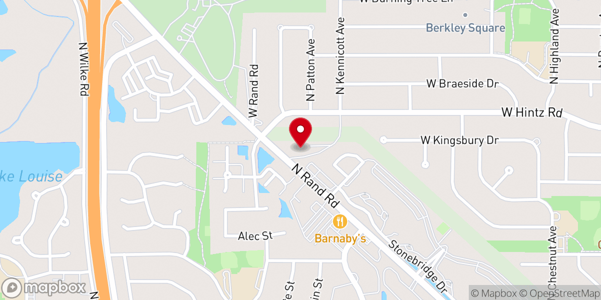 Map showing location of Home