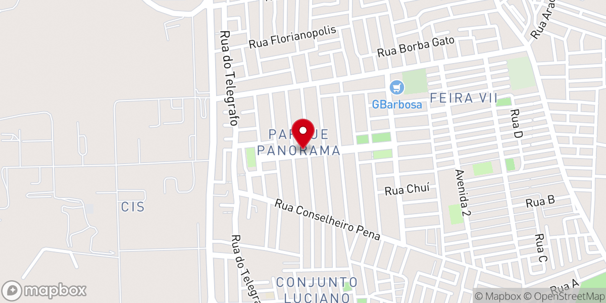Map showing location of ParÓQuia Santa Clara De Assis