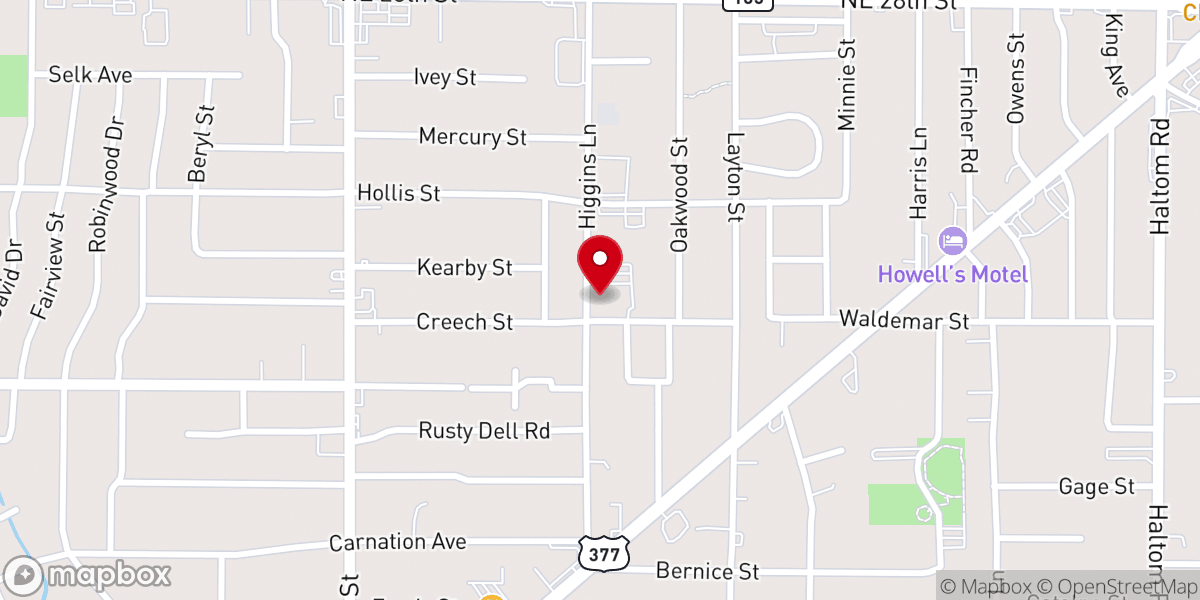 Map showing location of City Post Church