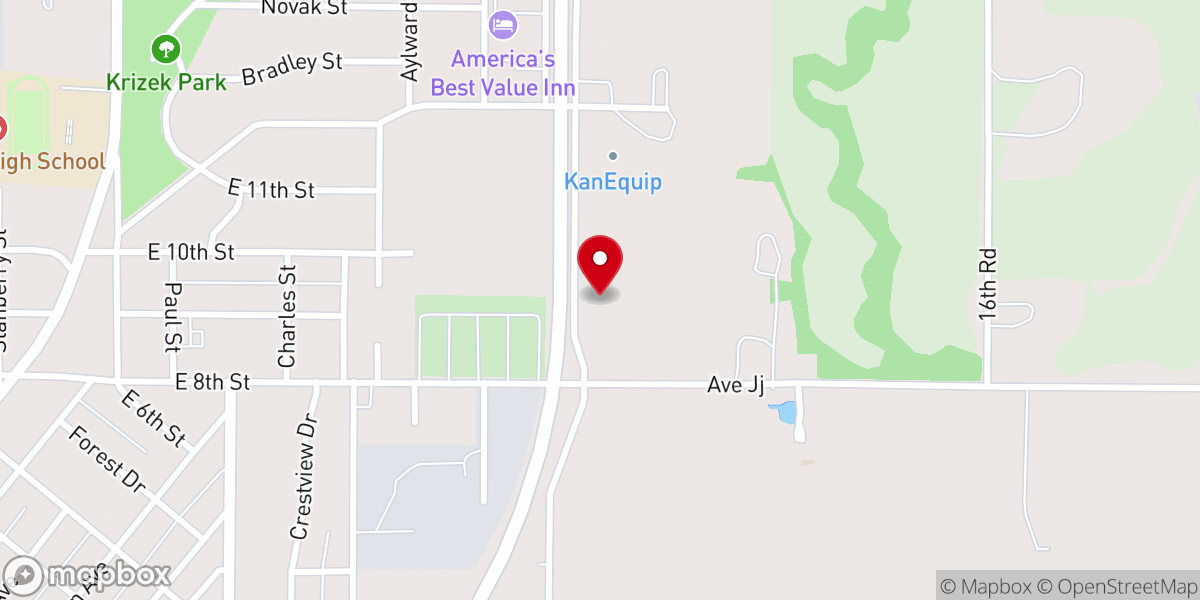 Map showing location of Harvest Bible Church