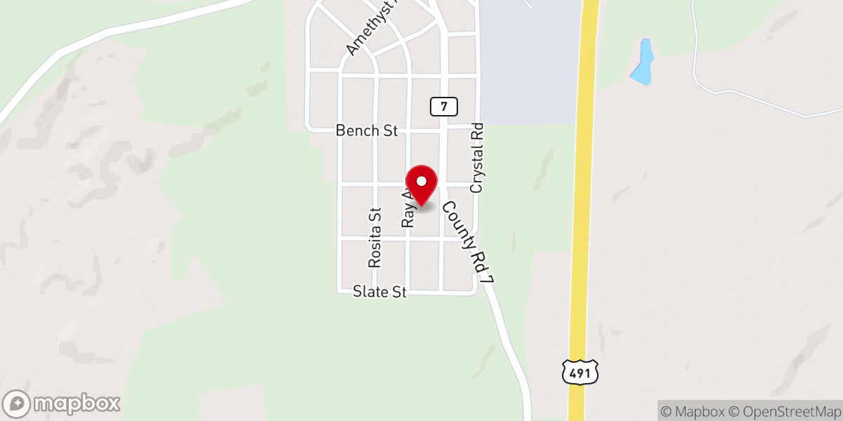 Map showing location of Gamerco Church of God
