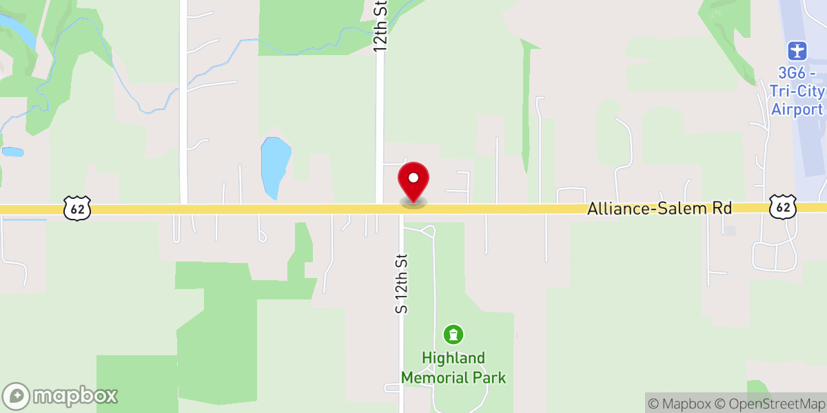 Map showing location of Busy Corner Ministries