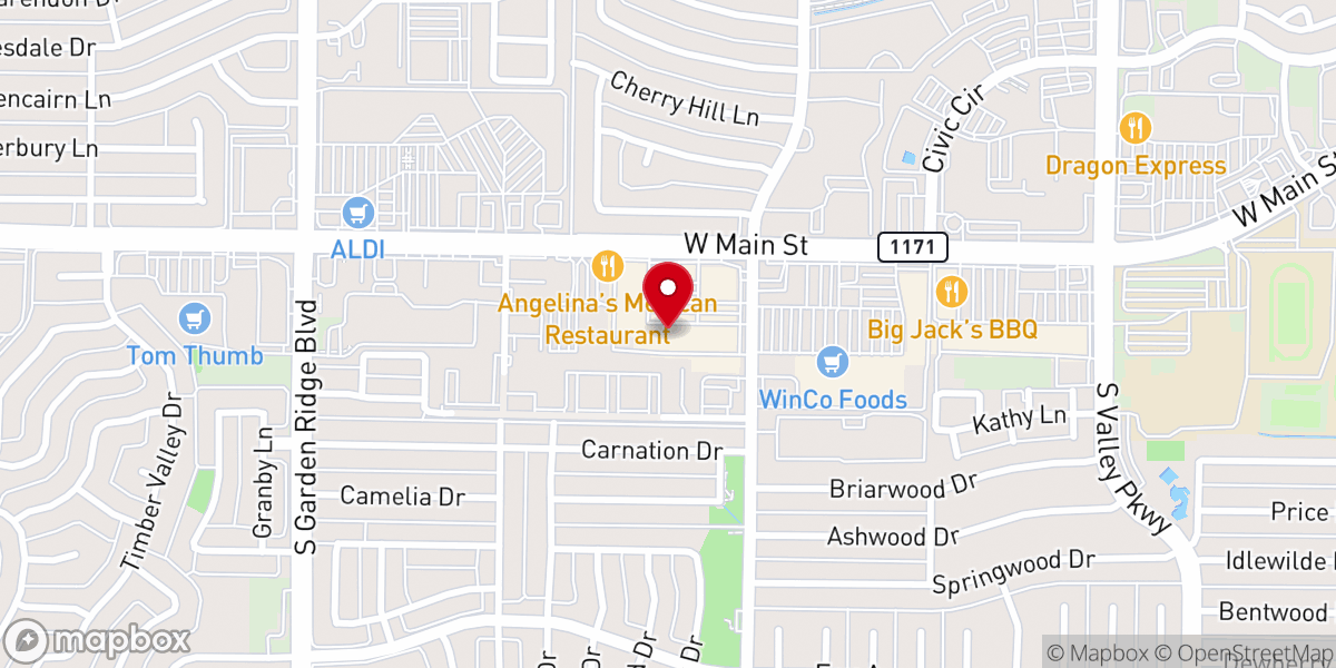 Map showing location of Deeper Life Bible Church