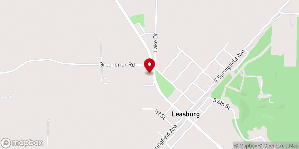 Map showing location of Village Community Center