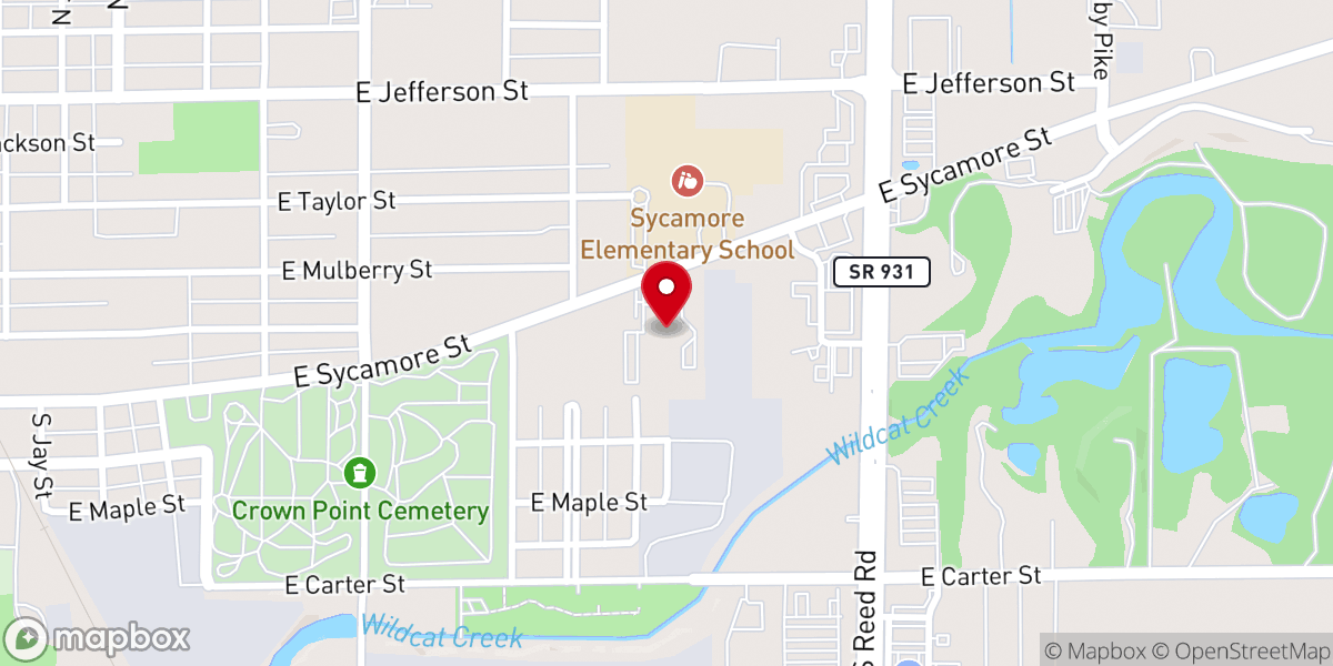 Map showing location of Mt Pisgah Missionary Baptist Church
