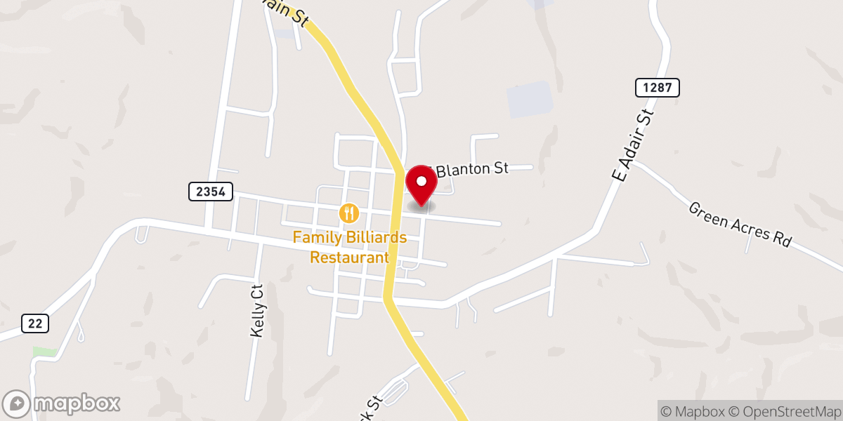 Map showing location of FCC Community Food Pantry - Food Distribution Center