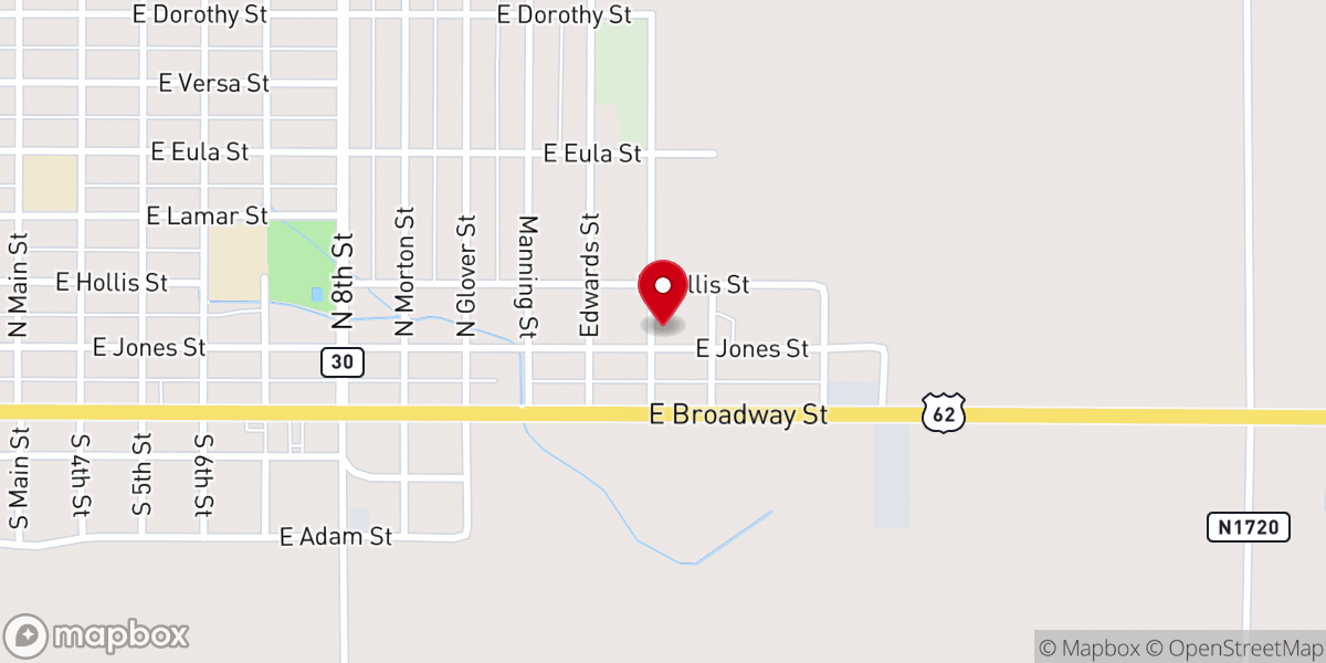 Map showing location of Babers Temple Church Of God In Christ