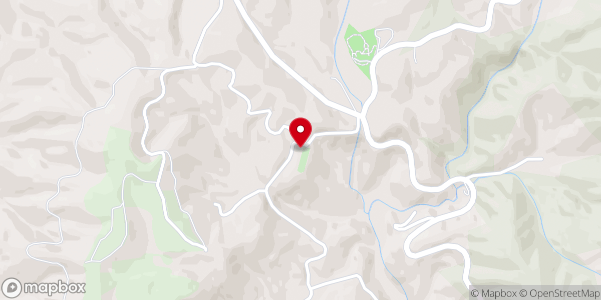 Map showing location of Sols Creek Baptist Church