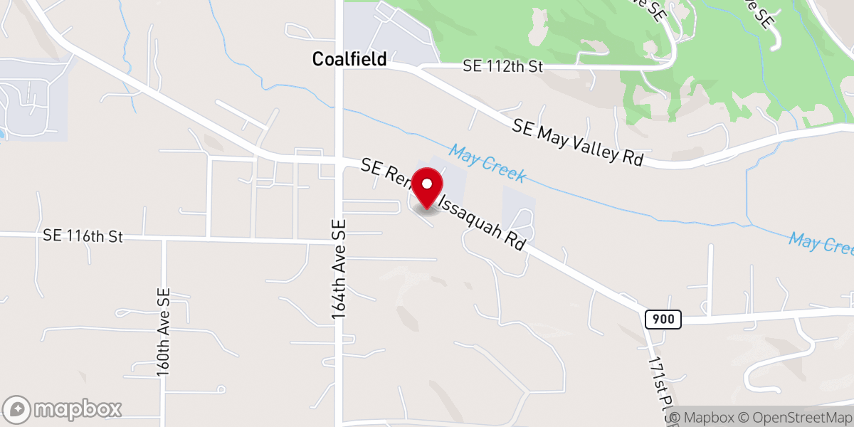 Map showing location of Valley Church