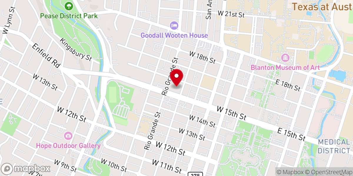 Map showing location of St. Martin's Ev. Lutheran Church