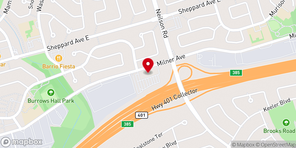 Map showing location of Rosewood Church of the Nazarene