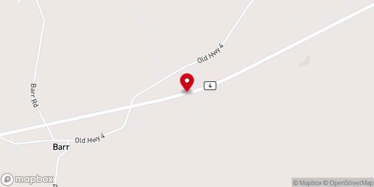 Map showing location of Mt Calvary mb Church