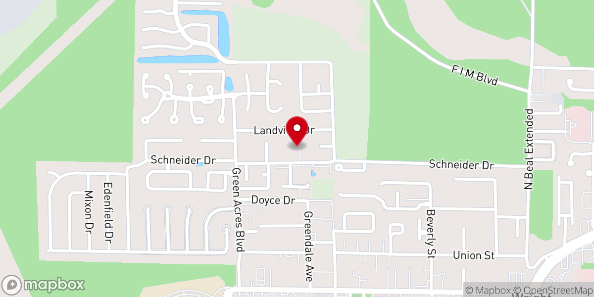Map showing location of Korean First Presbyterian Church