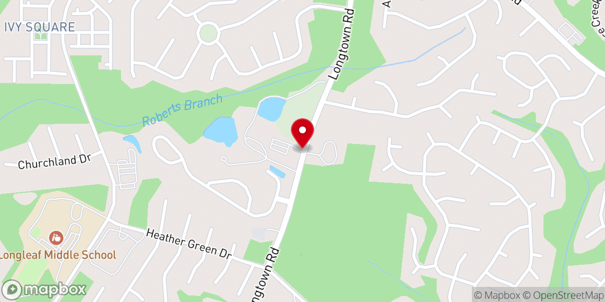 Map showing location of Northstar Christian Center