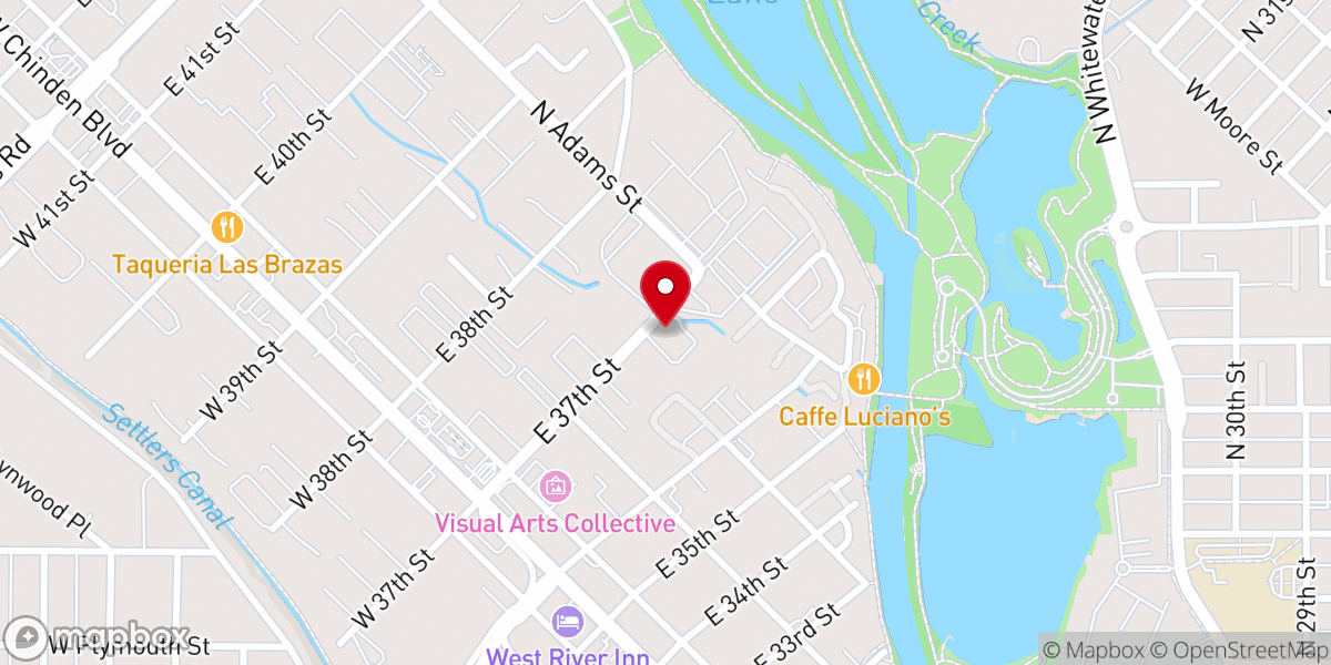 Map showing location of Treasure Valley Metropolitan Community Church